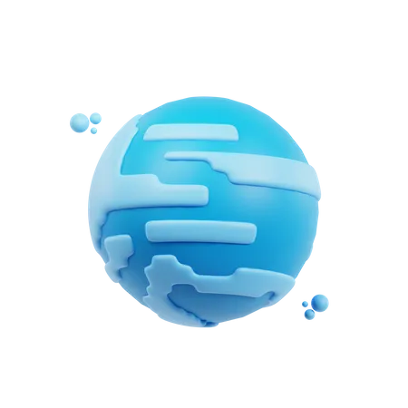 Neptune  3D Icon