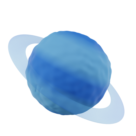 Neptune planet  3D Icon