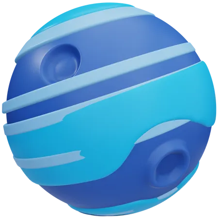 Neptune Planet  3D Icon