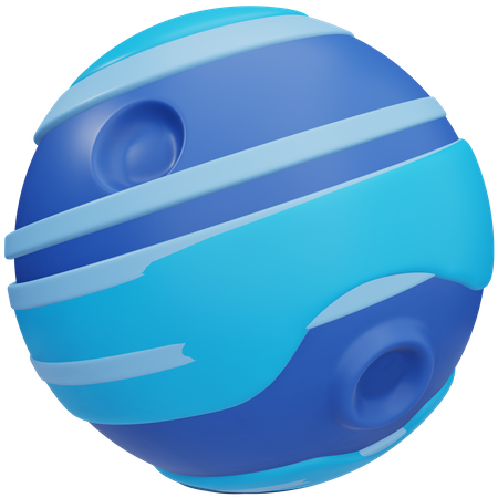 Neptune Planet  3D Icon