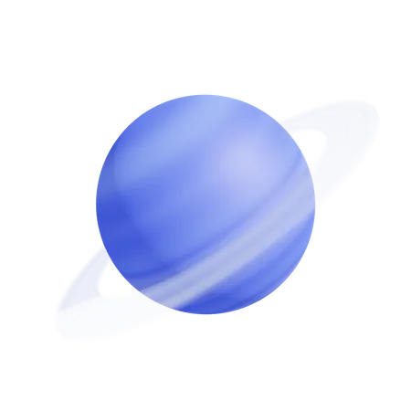 Neptune Planet 3D Icon