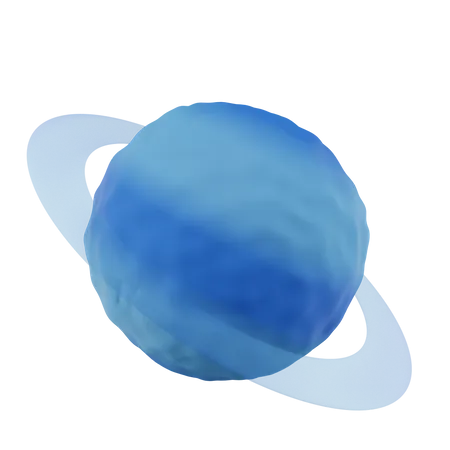 Neptune planet  3D Icon