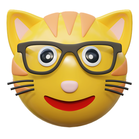 Nerd  3D Icon