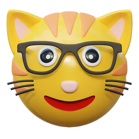 Nerd  3D Icon