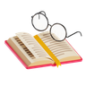 3d library-book emoji