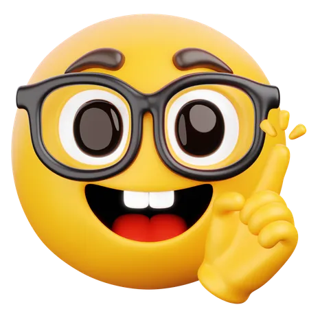 괴짜 천재  3D Icon
