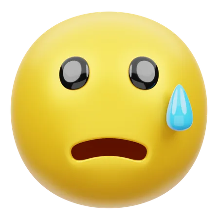 Nervöses Gesicht  3D Emoji