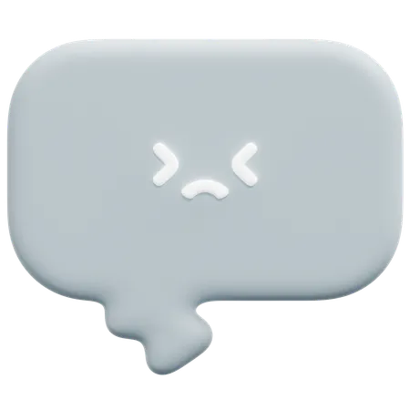 Nervous bubble  3D Icon