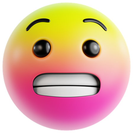 Nervous Smile  3D Icon
