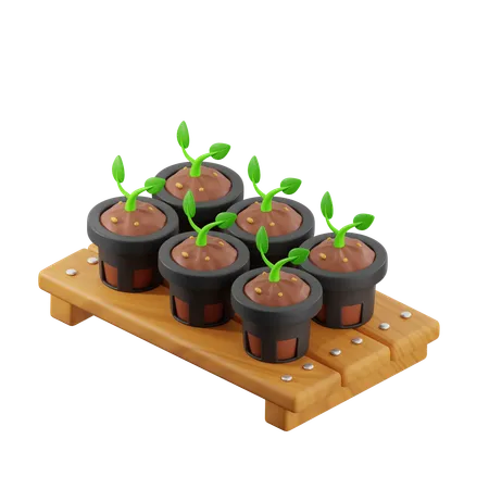 Net Pot for Hydroponic  3D Icon