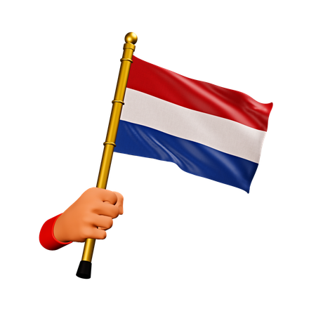 Netherland Flag  3D Icon