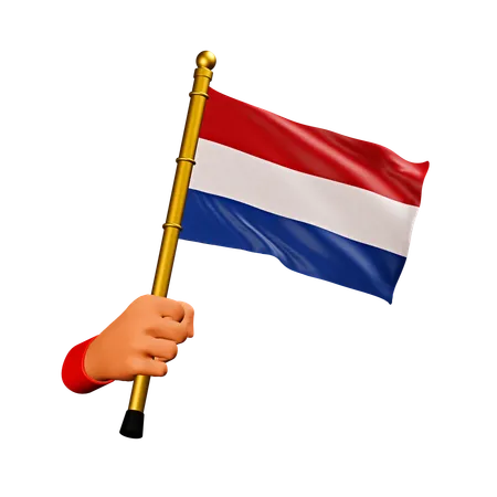 Netherland Flag  3D Icon