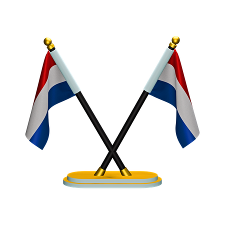 Netherland Flag  3D Icon