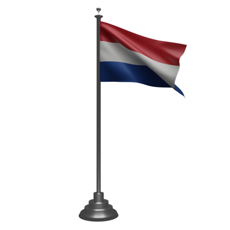 Netherlands Flag  3D Icon