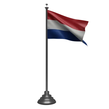 Netherlands Flag  3D Illustration