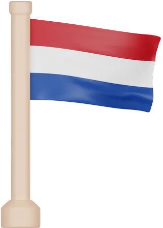 Netherlands Flag  3D Icon