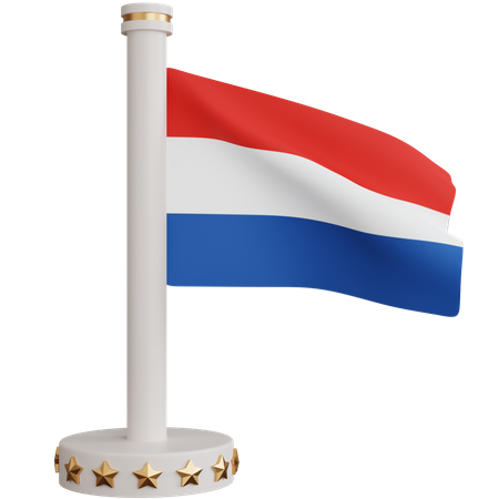 Netherlands National Flag 3D Icon