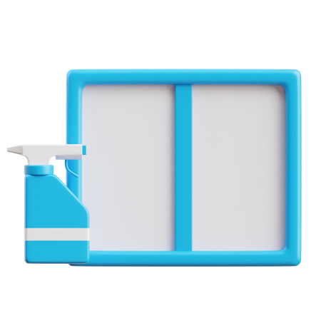 Le nettoyage des vitres  3D Icon