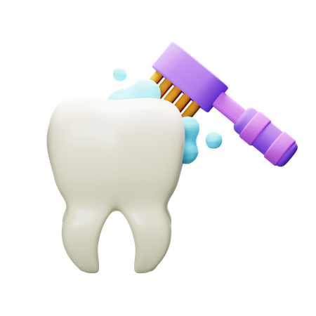 Nettoyage des dents  3D Icon