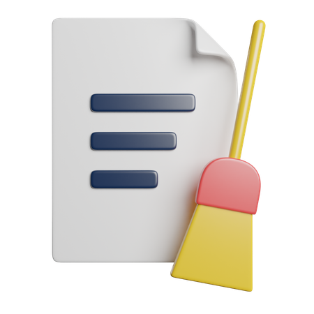 Nettoyage des données  3D Icon