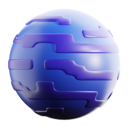 Netuno  3D Icon