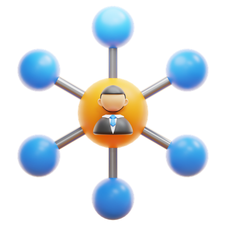 NETWORK  3D Icon