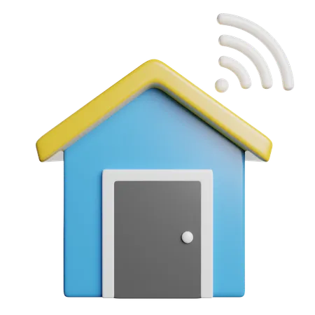 Network Home Internet 3D Icon