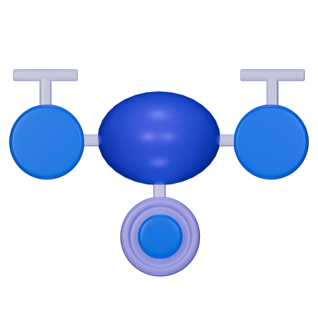 회로망  3D Icon