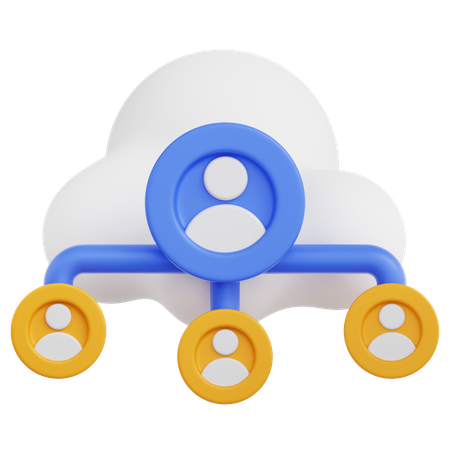 Network  3D Icon