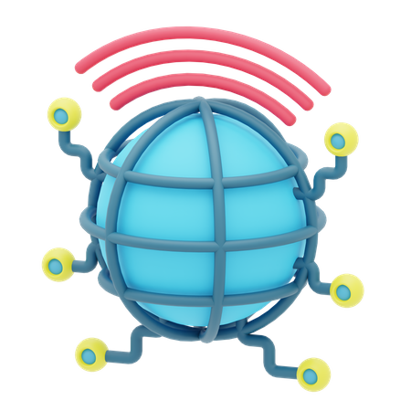 Network  3D Icon