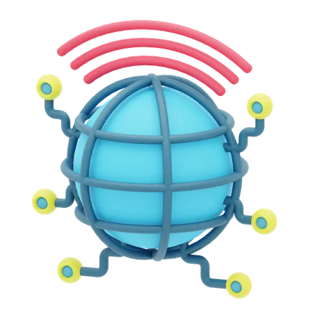 Network  3D Icon