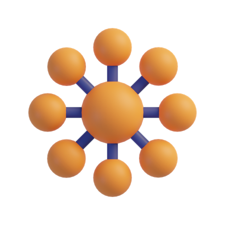 Network  3D Icon