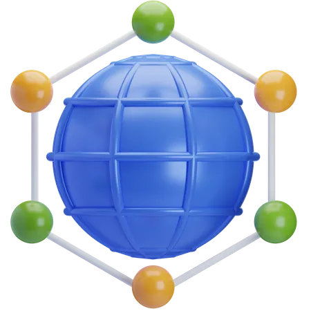 Network  3D Icon