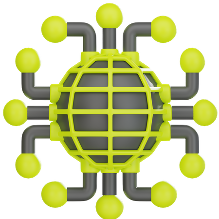 Network  3D Icon