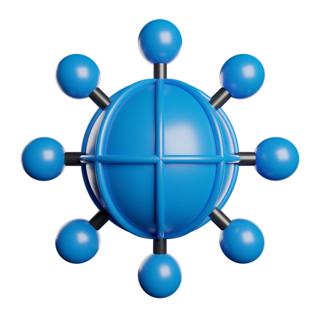 Network  3D Icon