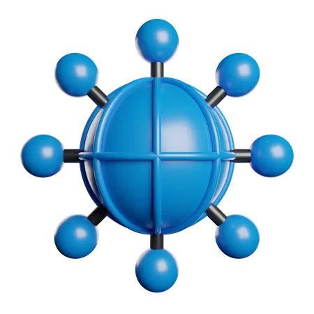 Network  3D Icon