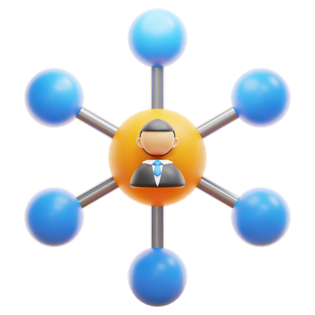 NETWORK  3D Icon