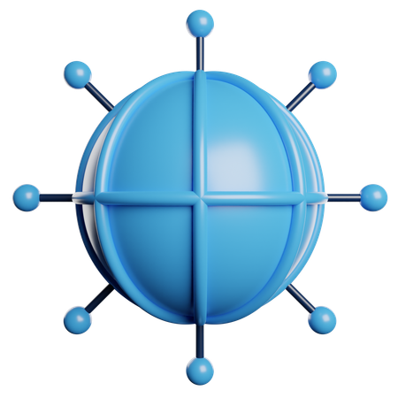 Network  3D Icon