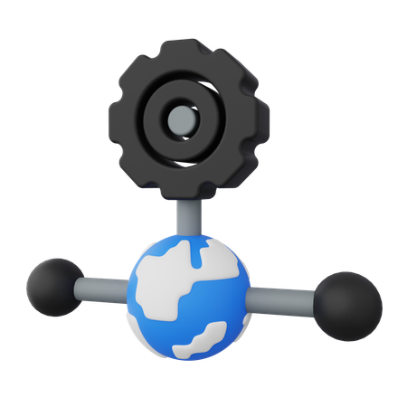 Network  3D Icon