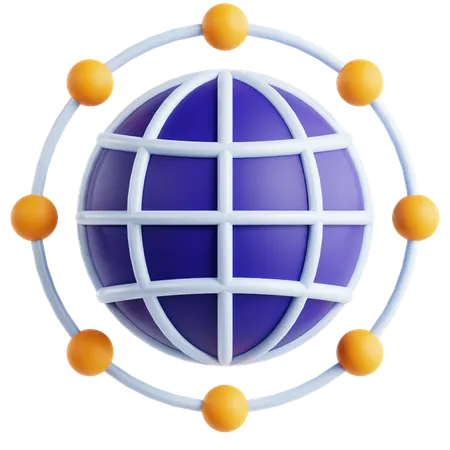 Network  3D Icon