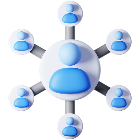 Network  3D Icon