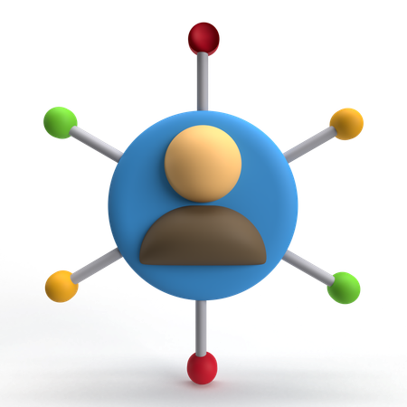 Network  3D Icon