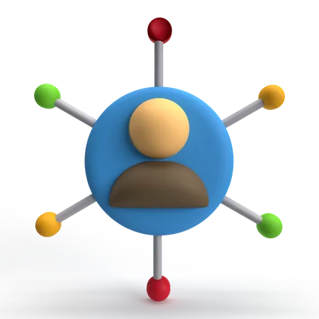 Network  3D Icon