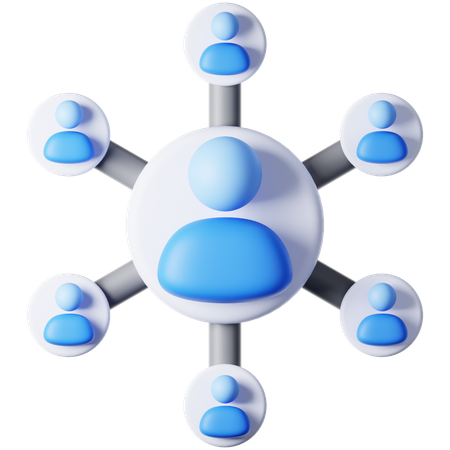 Network  3D Icon
