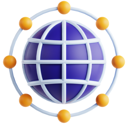 Network  3D Icon