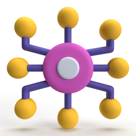 Network  3D Icon
