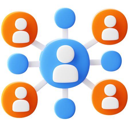 Network  3D Icon