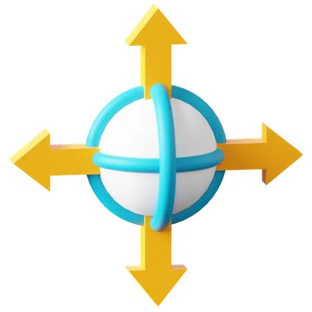 Network 3D Icon