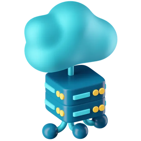 Network Attached Storage (NAS)  3D Icon
