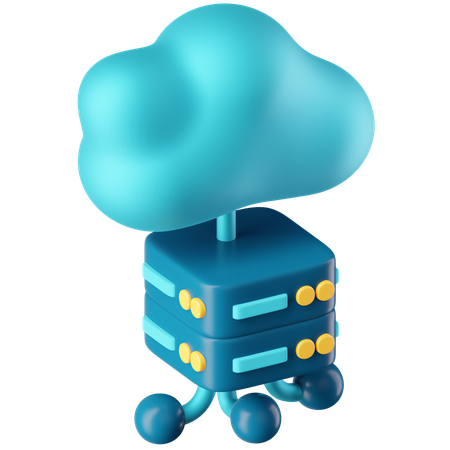 Network Attached Storage (NAS)  3D Icon